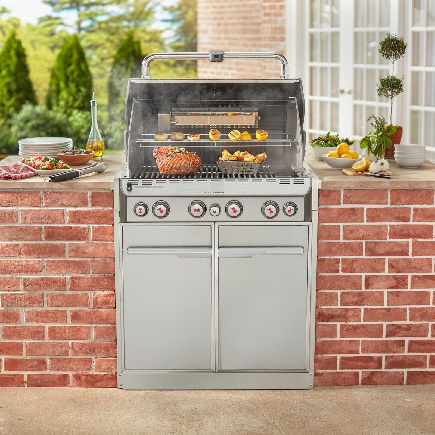 Weber Summit S-460 Built-In Natural Gas BBQ - Stainless Steel
