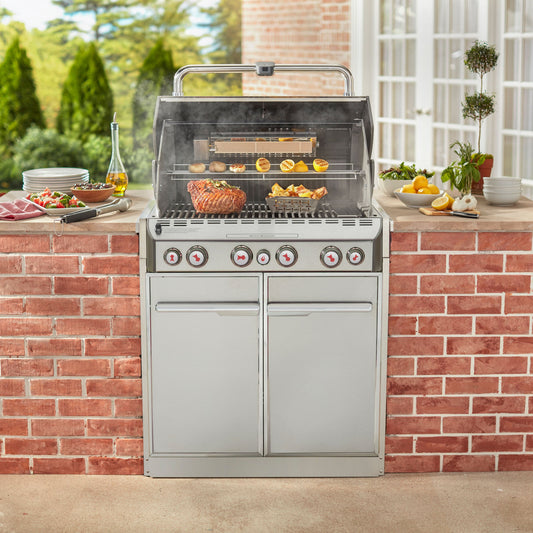 Weber Summit S-460 Built-In Natural Gas BBQ - Stainless Steel