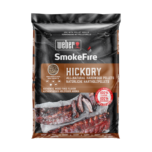 Weber Hickory All-Natural Hardwood Pellets