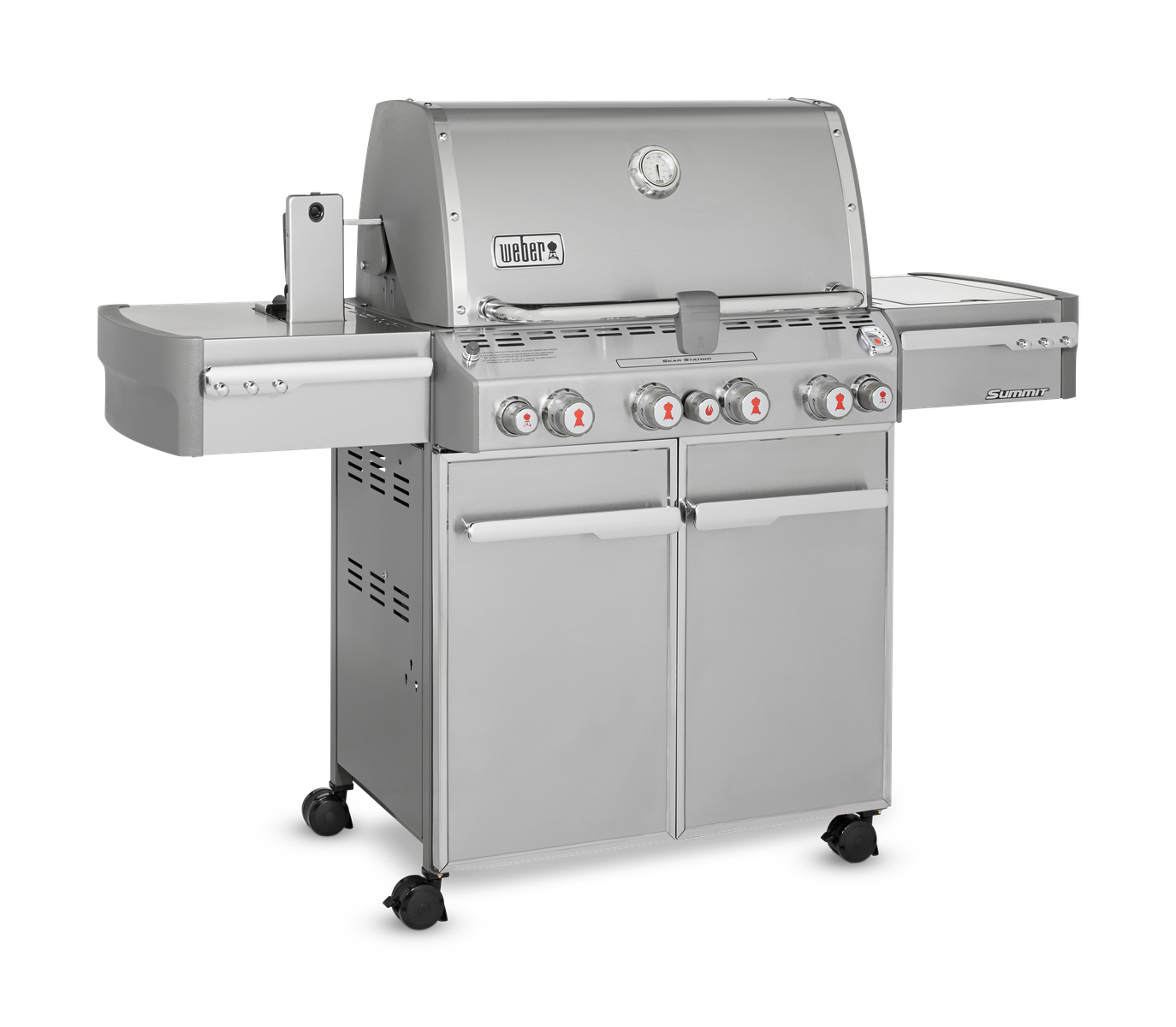 Weber Summit S-470 Natural Gas BBQ - Stainless Steel