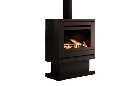 Rinnai SS850 Freestanding Gas Log Fireplace